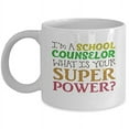 thumbnail image 1 of School Counselor 11 oz Coffee Mug - I'm A School Counselor White Ceramic Gift, 1 of 4