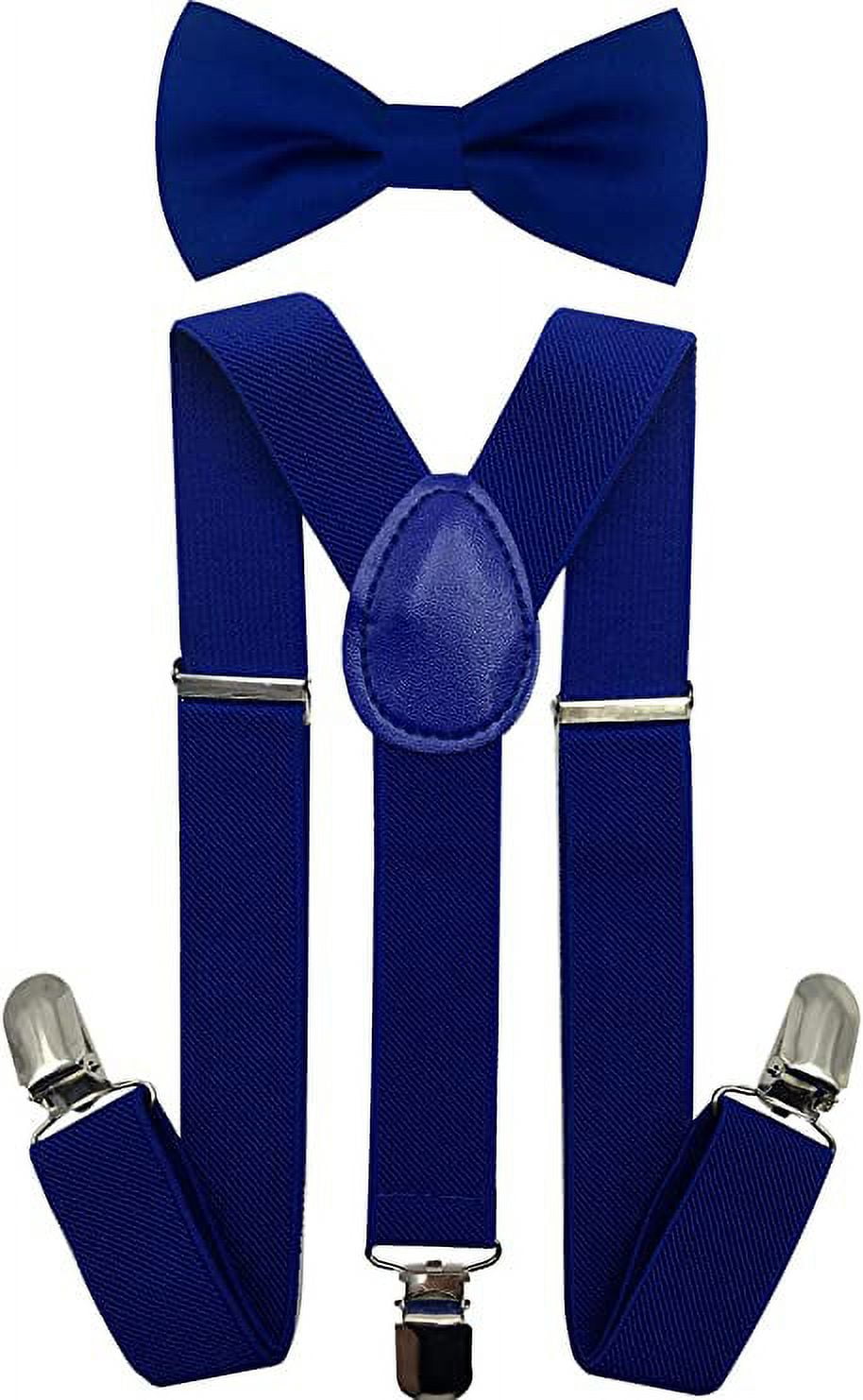 Consumable Depot Kids, Toddlers Suspender and Bow Tie Set, Adjustable Set and Colors for Boys