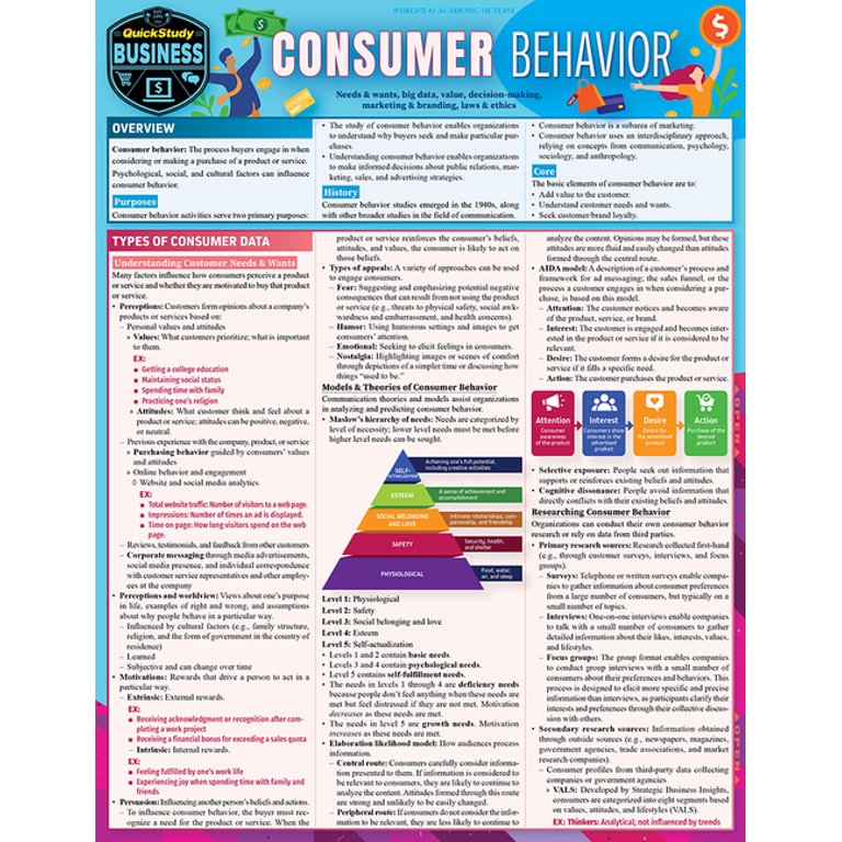 Consumer Behavior : a QuickStudy Laminated Reference Guide (Edition 1) ( Other) 