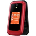 thumbnail image 1 of Consumer Cellular Iris, 8GB, Red - Flip Phone, 1 of 16