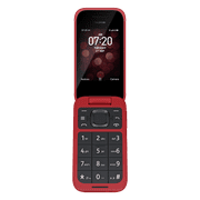 Consumer Cellular, Nokia 2780, 8GB, Red - Flip Phone