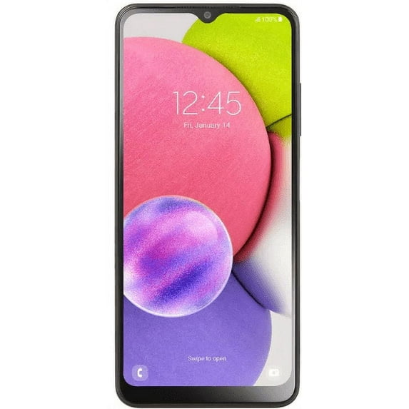Consumer Cellular Samsung Galaxy A03s, 32GB, Black - Smartphone