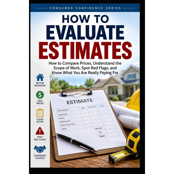 Consumer Confidence How to Evaluate Estimates: How to Compare Prices, Understand the Scope of Work, Spot Red Flags, and Know What You Are Re, Book 7, (Paperback)