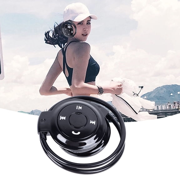 Consumer Electronics Around Head Headset, Foldable Clear HiFi Sound Bluetooth Headphone for Running