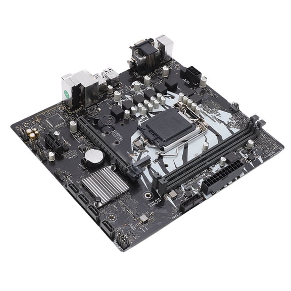 Consumer Electronics Ata M.2 Computer Motherboard Support for LGA 1200 DDR4 2933 2666 2400 2133MHz Dual Channel Computer Mainboard with Serial ATA 3.0 RJ45 VGA Ports