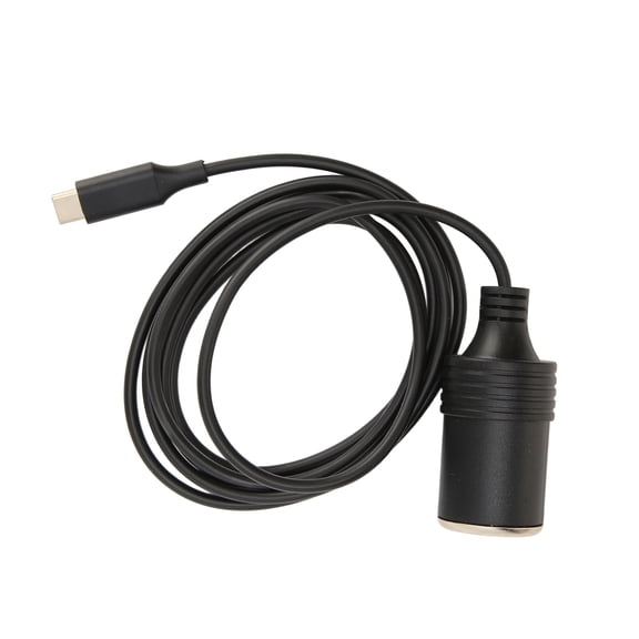 Consumer Electronics Type C To Lighter Cable, 45W USB C To Lighter Cable 4.9ft Long for Car