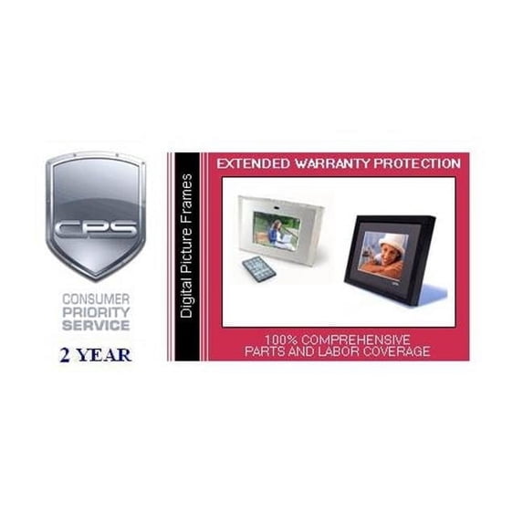 Consumer Priority Service 2 Year Digital Picture Frame under $100.00