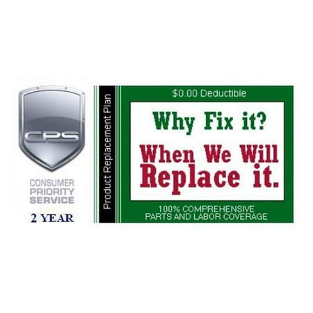 Consumer Priority Service RPL2-100 2 Year Product Replacement under $100.00