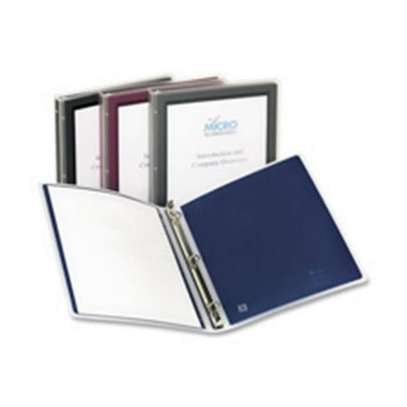 Consumer Products Flexi-View Binder- .50in. Capacity- Letter- 11in.x8-.50in.- Navy