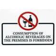 thumbnail image 1 of Consumption Of Alcoholic Beverages On This premises Is Forbidden Warning Sign, Metal Signs for Home Business Street Wall Caution Custom Decor 12 x 8 Inch, 1 of 4