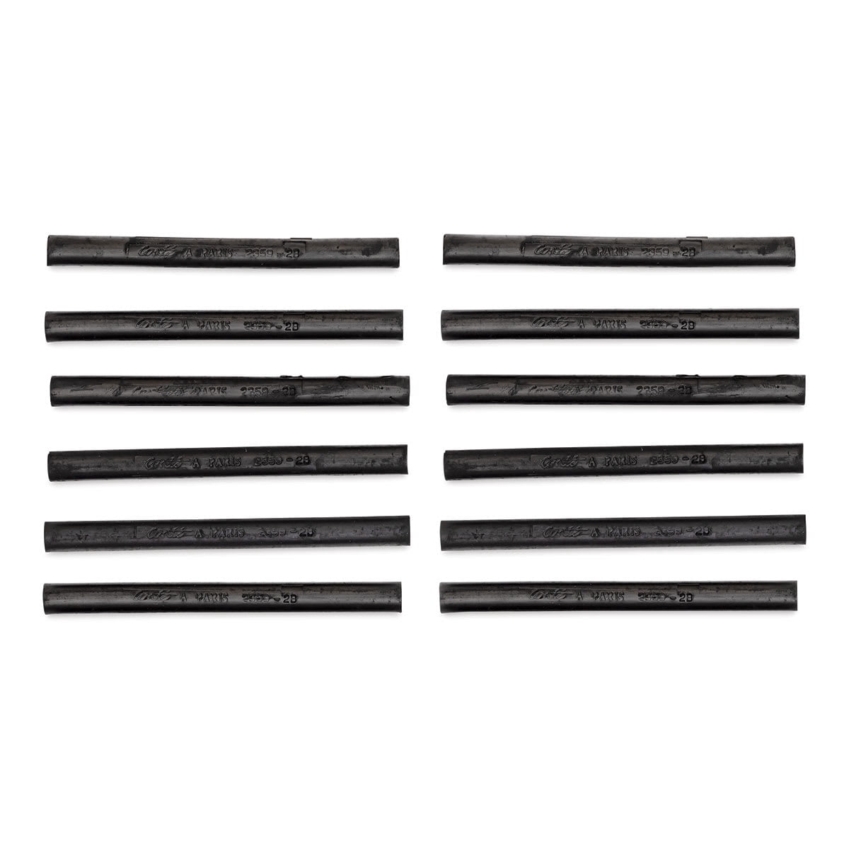 Conté à Paris Compressed Charcoal - 2B-Soft, Box of 12