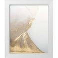 thumbnail image 1 of Contacessi, Julia 12x14 White Modern Wood Framed Museum Art Print Titled - Gold Fusion VI, 1 of 4