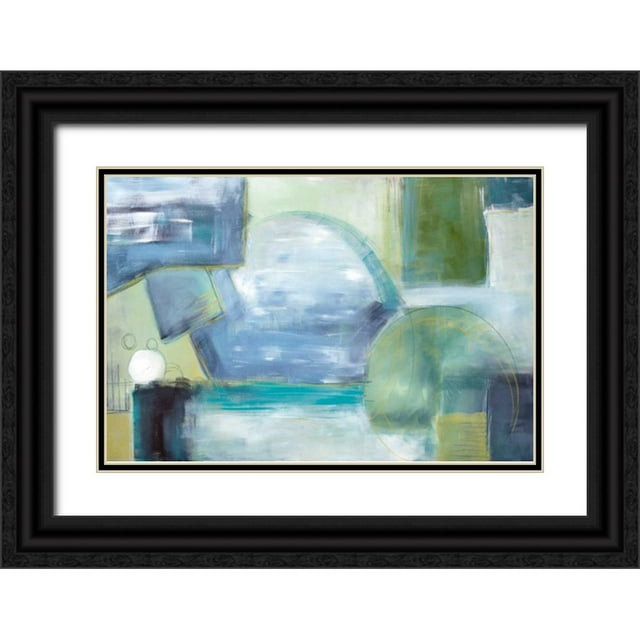 Contacessi, Julia 14x11 Black Ornate Wood Framed with Double Matting Museum Art Print Titled - Objects of Possession