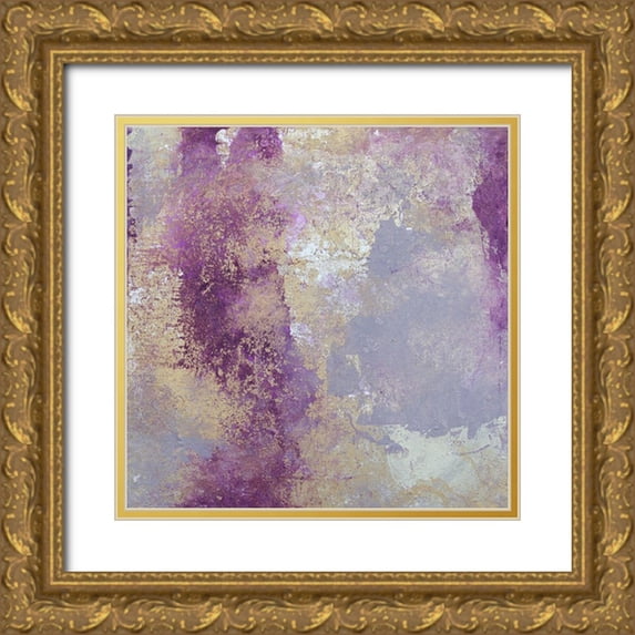 Contacessi, Julia 20x20 Gold Ornate Wood Framed with Double Matting Museum Art Print Titled - Winters Garden II