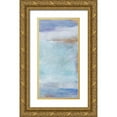 thumbnail image 1 of Contacessi, Julia 9x14 Gold Ornate Wood Framed with Double Matting Museum Art Print Titled - Beginnings II, 1 of 4