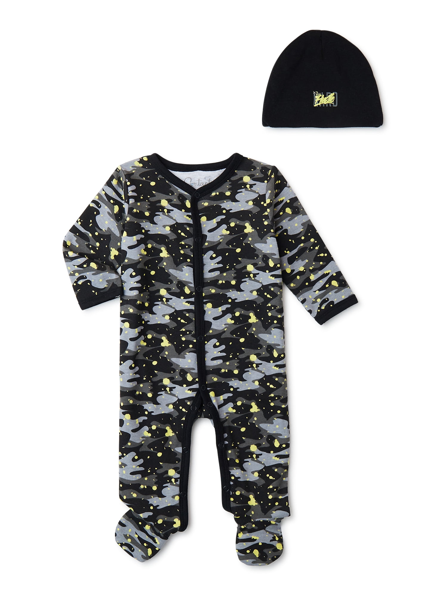 Contact Baby Baby Boys Sleep and Play with Hat, 2Piece Set, Sizes