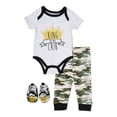 thumbnail image 1 of Contact Baby Boys Bodysuit, Pants & Shoes, 3-Piece Outfit Set, 1 of 3