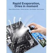 Contact Cleaner Precision, Quick-Drying Electronics, Dust Removal Spray, Motherboard Circuit Board, TV Computer Phone Cleanser, Laptop Keyboard Battery Terminal Cleaner for Electronics