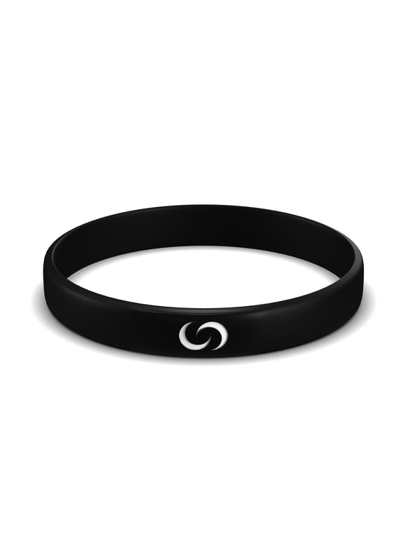 Smart Silicone NFC Wristband, Sleek Durable Smart Band with Instant App-Free Sharing, Seamless Band for Tech Enthusiasts and More, Black