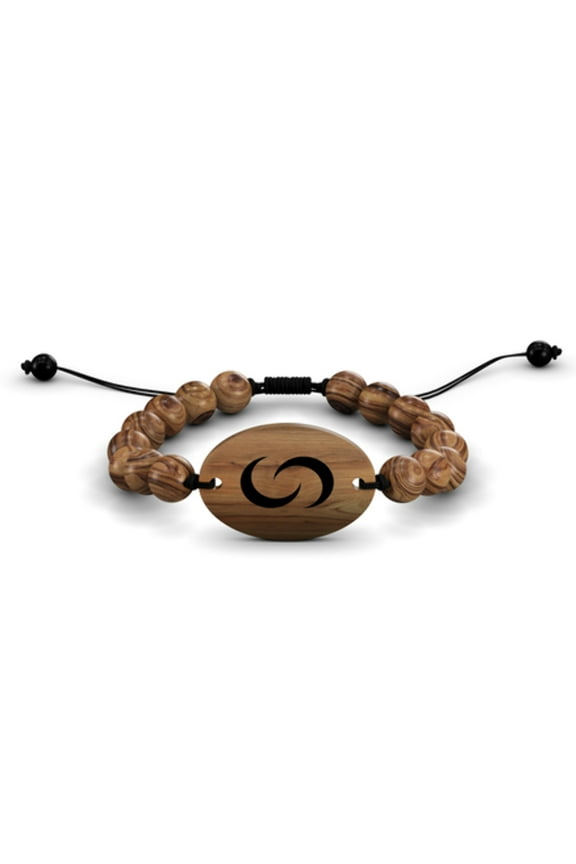 Smart Wooden NFC Bracelet, Sleek Tap Bracelet with Instant App-Free Sharing, Seamless Accessory for Entrepreneurs and More, Beaded