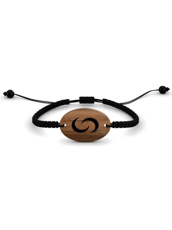 Smart Wooden NFC Bracelet, Sleek Tap Bracelet with Instant App-Free Sharing, Seamless Accessory for Entrepreneurs and More, Woven