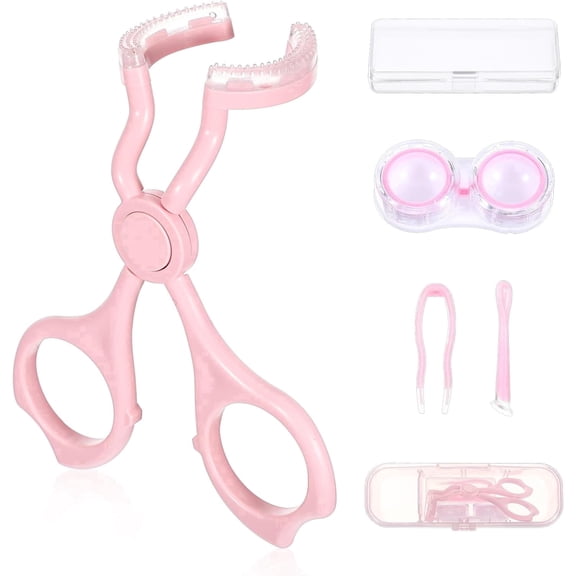 Complete Soft Contact Lens Insert & Remove Tool Kit, Portable Wearing Aids with Storage Case for Daily & Travel Use