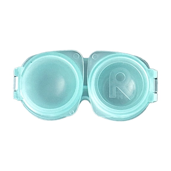 Contact Lens Case, Leakproof Left/Right Eyes Contact Lens Container, Transparent Soak Storage Kit for Travel, Durable Light Convenient Clear Contact Lens Cases