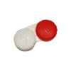 Contact Lens Cases, Bulk Storage Box with, Leak-Proof and Durable, Portable Storage Kit for Home and Travel - Red