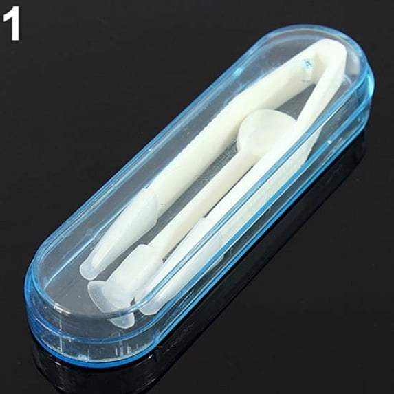 Contact Lens Inserter Remover + Soft Tip Tweezers + Case Hygienic Nursing Kit