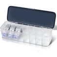 thumbnail image 1 of Contact Lens Organizer,Happon Contact Lens Storage Organizer Cases with Compartment,Disposable Contact Lenses Case Container Box for Daily Colored Contact Lenses, Home, Large Capacity, 1 of 6