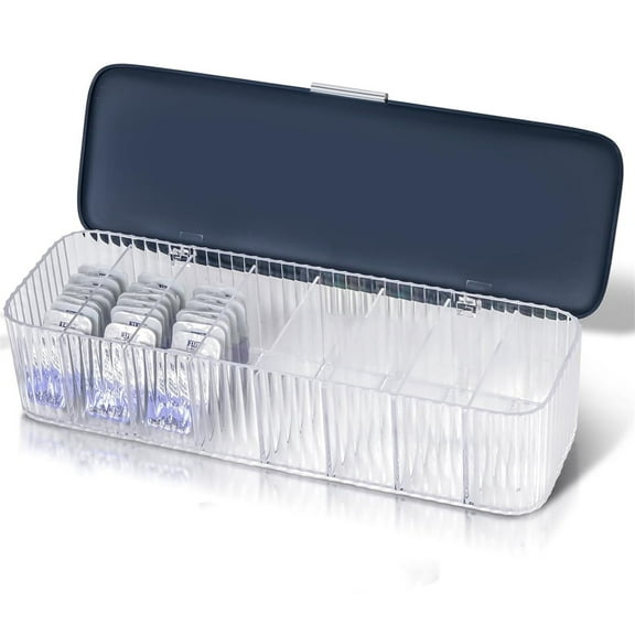 Contact Lens Organizer,Happon Contact Lens Storage Organizer Cases with Compartment,Disposable Contact Lenses Case Container Box for Daily Colored Contact Lenses, Home, Large Capacity