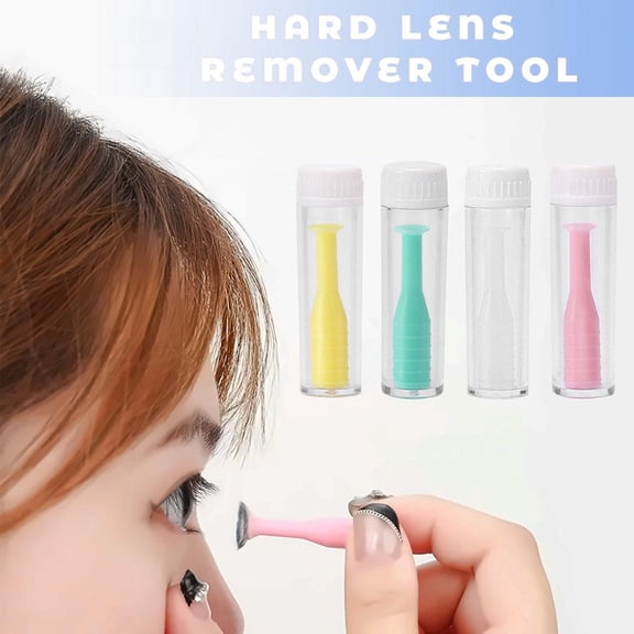 Contact Lens Remover, Suction Cup Plunger Tool for Easy Lens Insertion and Removal, Portable Eye Wearable Assistive Device,1PCS