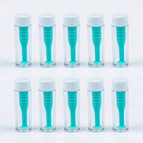 Contact Lens Remover Tool Suction Cup for Hard and Scleral Lenses Green 10pcs