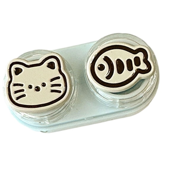 Contact Lenses Case Eye Contact Remover Plunger Suction Cup Travel Storage