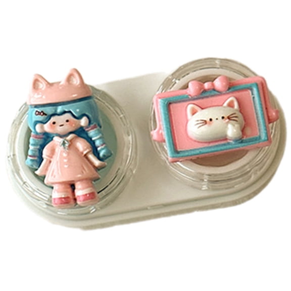 Contact Lenses Helper Case Suction for Safe Lens Placement for Gentle Handling Simple Color