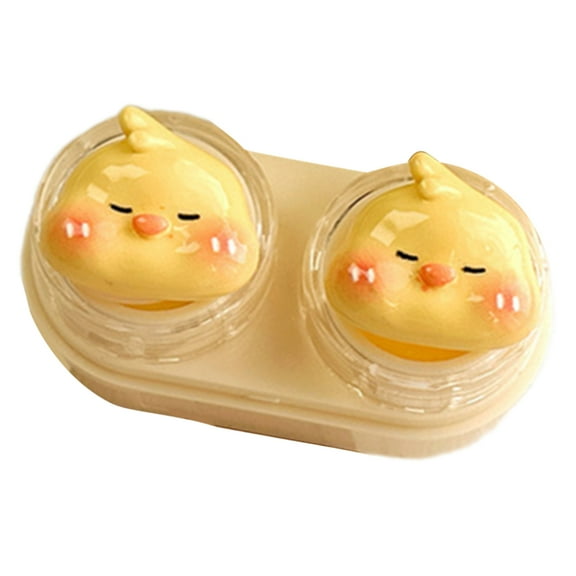 Contact Lenses Organizers Slide Open Design Protective Storage Case for Travel Essential with Lens Wearing Removal Tool