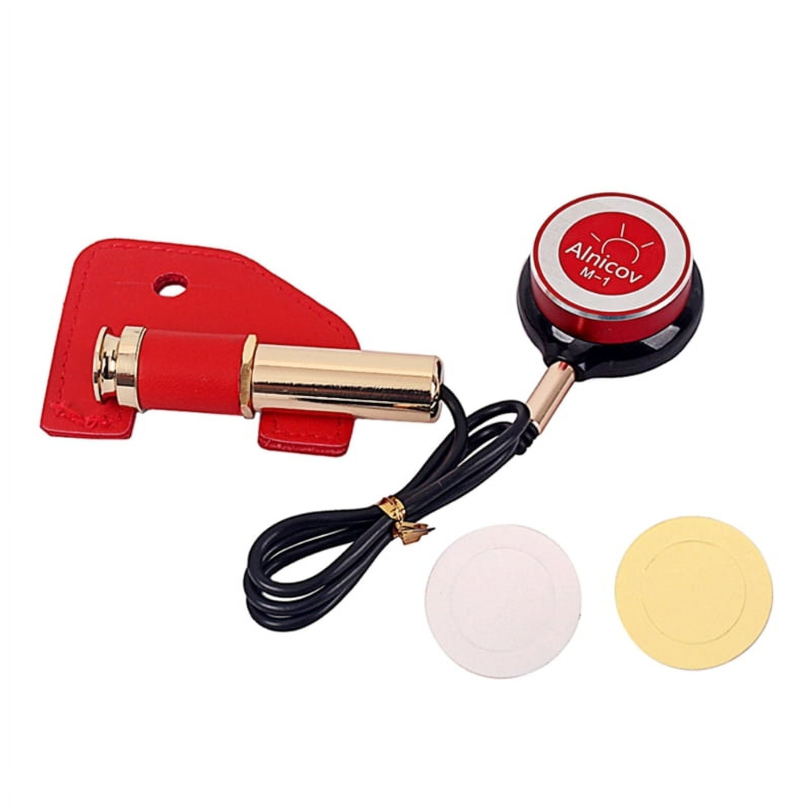 Contact Microphone Piezo Pickup Violin Microphone Pickup with Control Knob Guitar Microphone