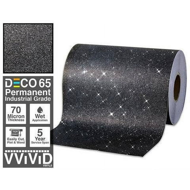 Contact Paper Craft Vinyl Black Glitter Permanant Craft Film For