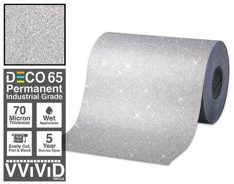 DECO65 Gloss White Permanent Craft Film