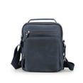 thumbnail image 1 of Contact's Small Messenger bag for Men Leather Man Purse Business Travel Crossbody Shoulder Bag Handbag Fit up to 9.7" iPad (Blue), 1 of 7