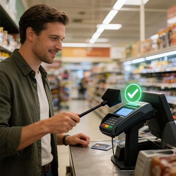 Contactless Payment Wand, Secure Encrypted Tap Technology, Effortless Transactions at Terminals, Portable, Elegant Accessory, Quick Setup, Modern Convenience, Multiple Colors Available