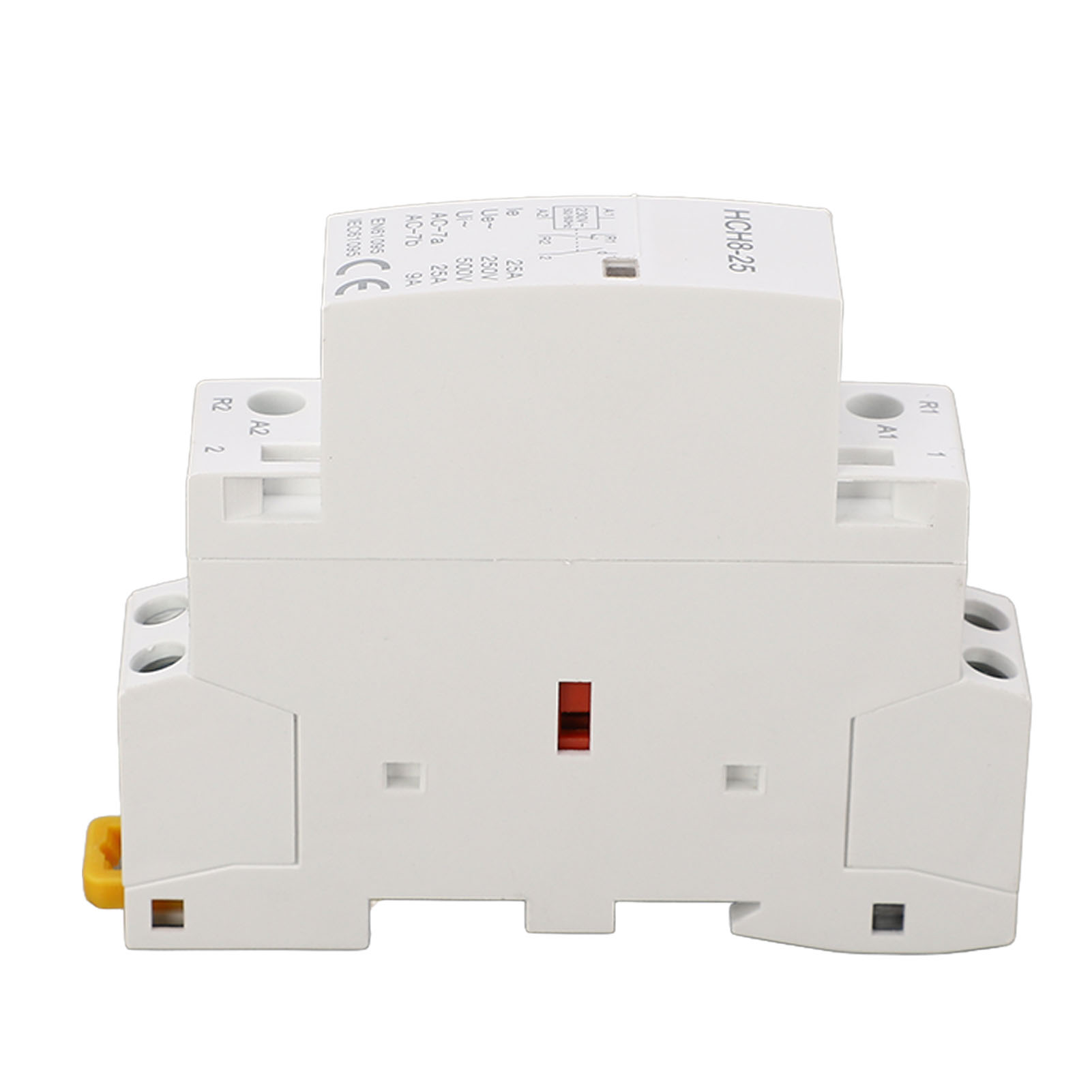Contactor, Low Noise 35mm DIN Rail Installation 250V ABS Compact 2P