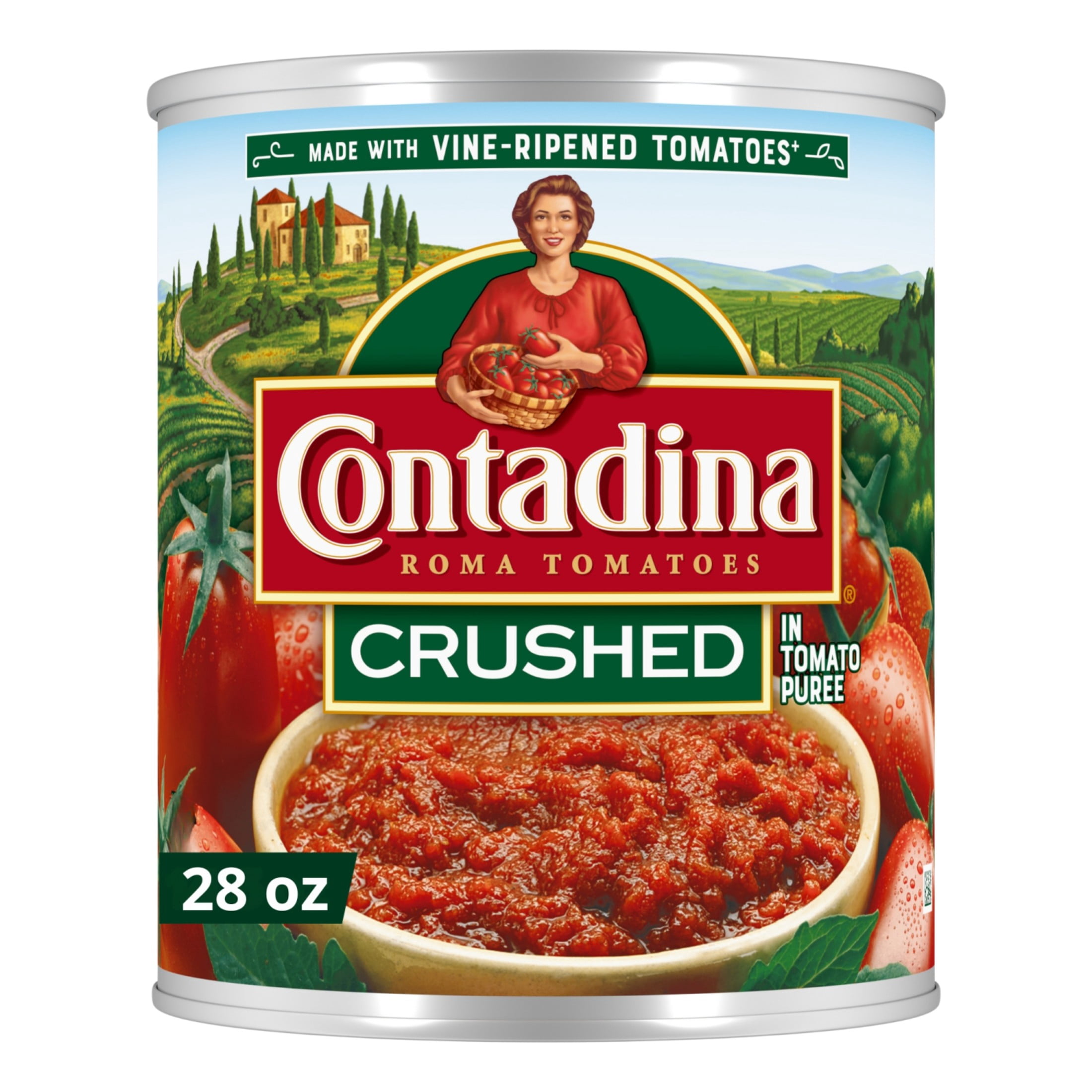 Contadina Crushed Tomatoes, Canned Tomatoes, 28 oz Can