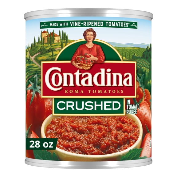Contadina Crushed Tomatoes, Canned Tomatoes, 28 oz Can