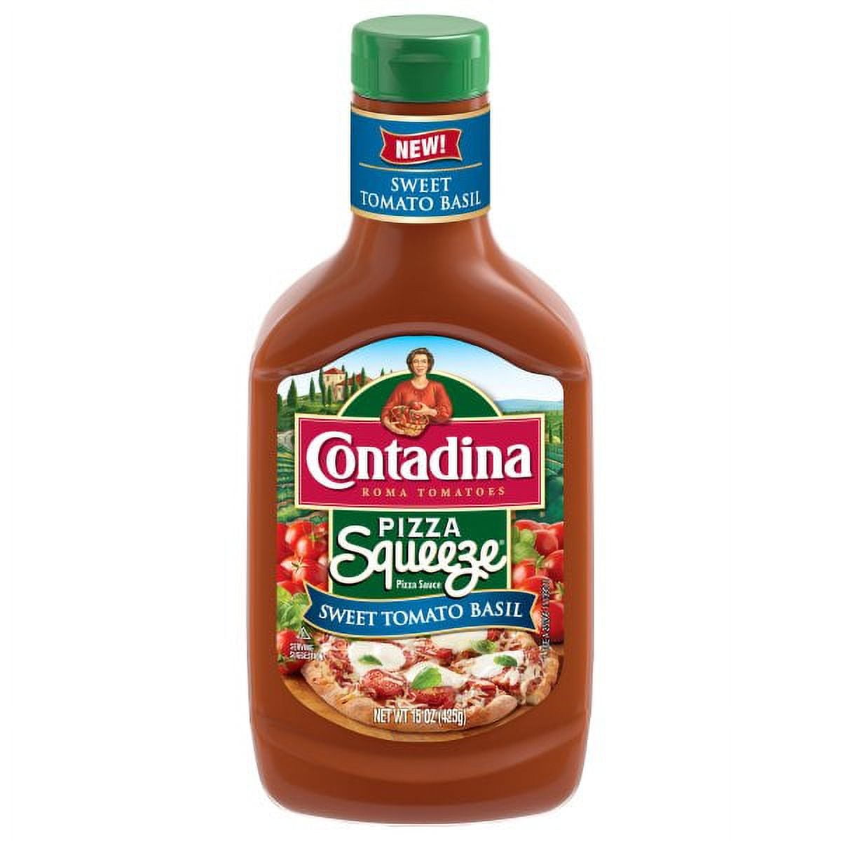 Contadina Tomato Basil Pizza Sauce, 15 oz. Squeeze Bottle