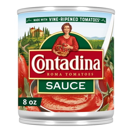 Contadina Tomato Sauce, Canned Tomatoes, 8 oz Can