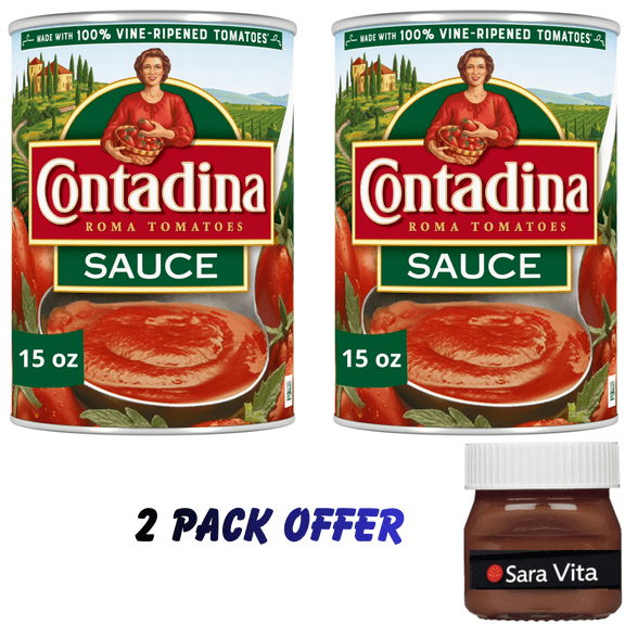 Contadina Tomato Sauce, Canned Tomatoes, 15 oz Can