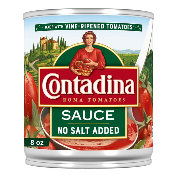 Contadina Tomato Sauce, No Salt Added, 8 oz Can