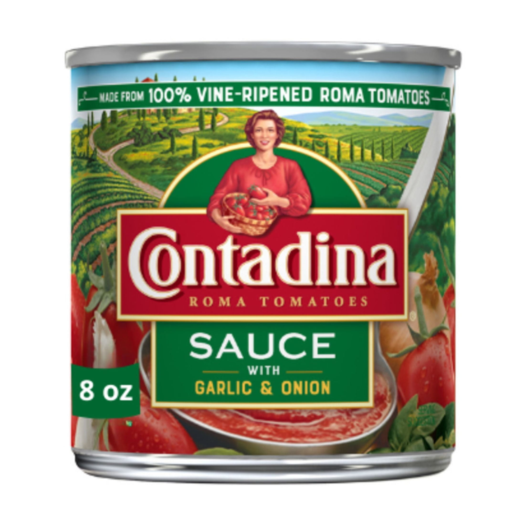 Contadina Tomato Sauce with Garlic & Onion, 8 oz Can