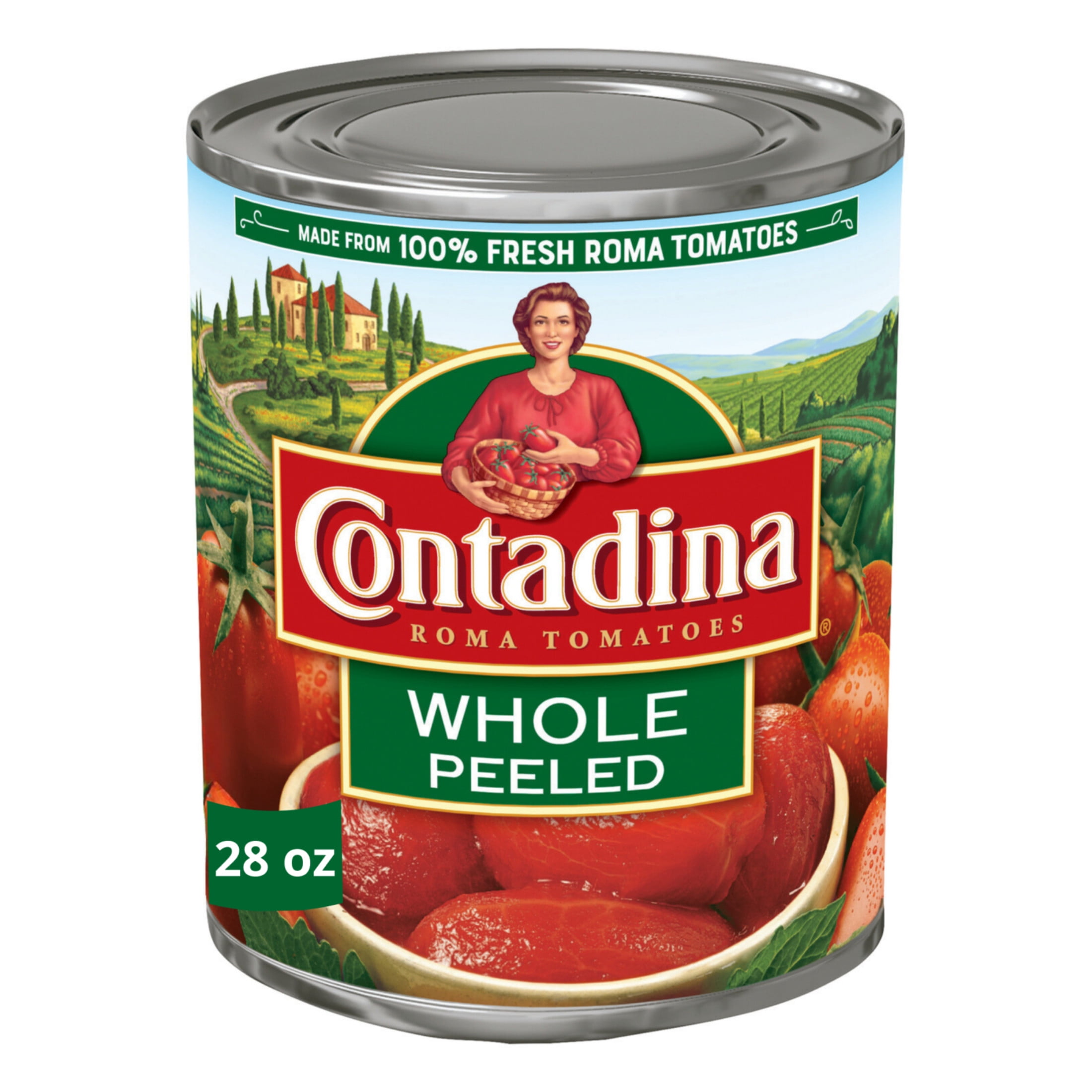 Contadina Whole Peeled Tomatoes, 28 oz Can